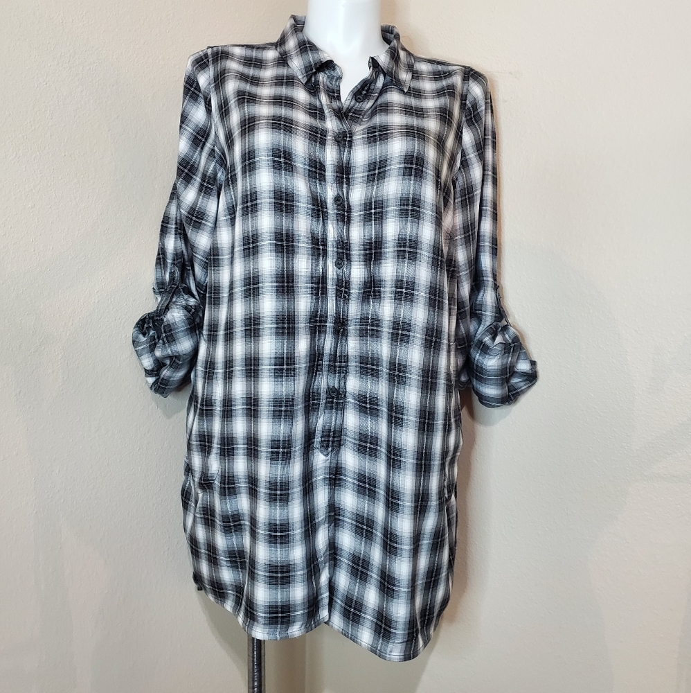Lane Bryant,Plaid Top Blouse
